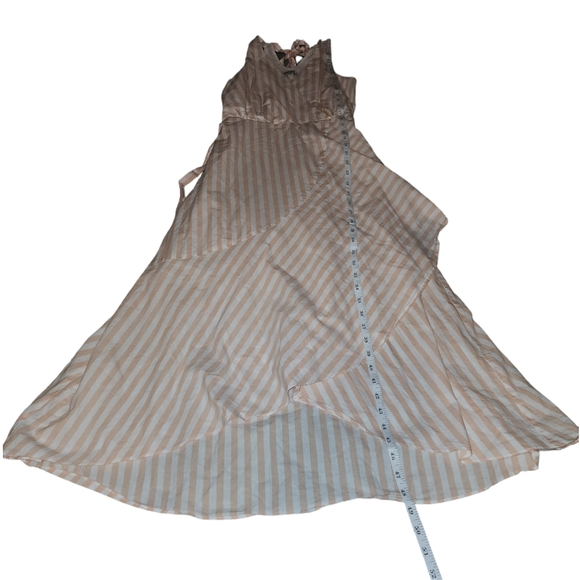 Daniel Cremieux sz 2 striped halter dress 100% cotton - Picture 8 of 9